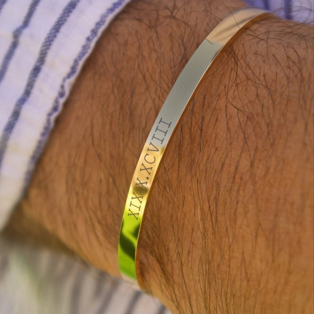 Bracelet jonc personnalisé