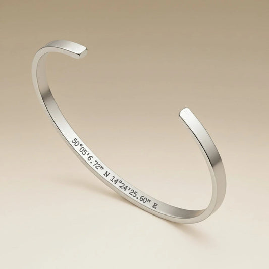 Bracelet Jonc Personnalisé Argent