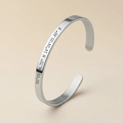 Bracelet Jonc Personnalisé Argent