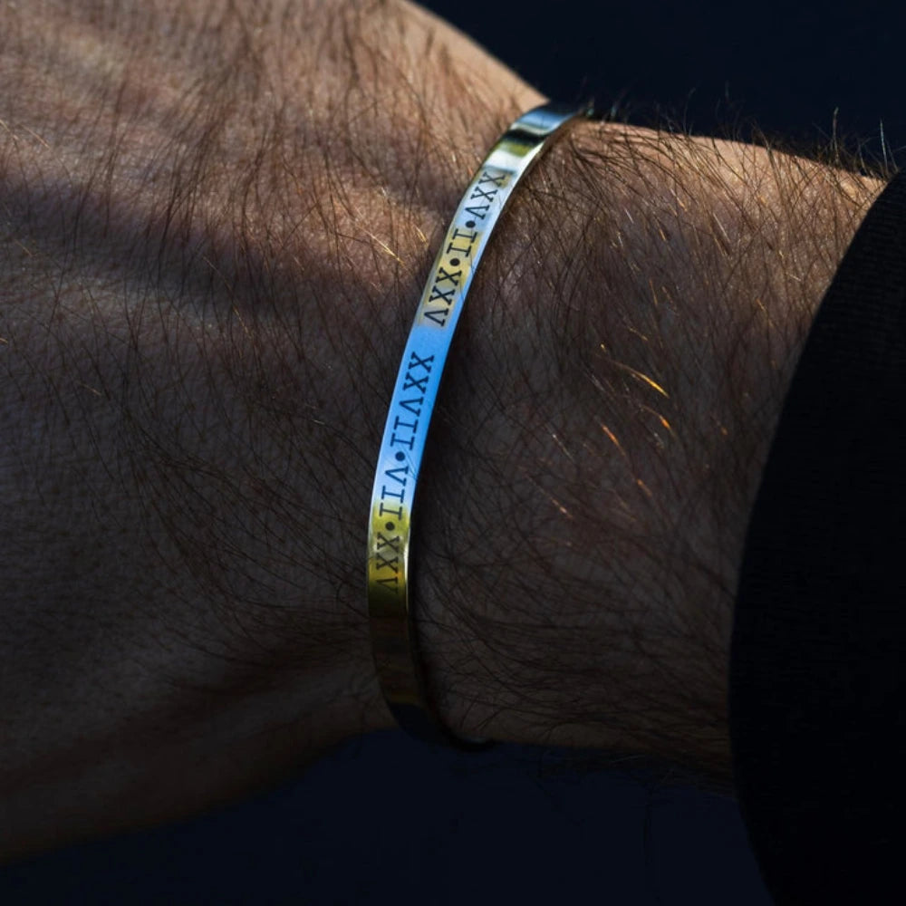 Bracelet Jonc Personnalisé Argent