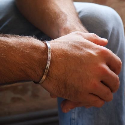 Bracelet Jonc Personnalisé Argent