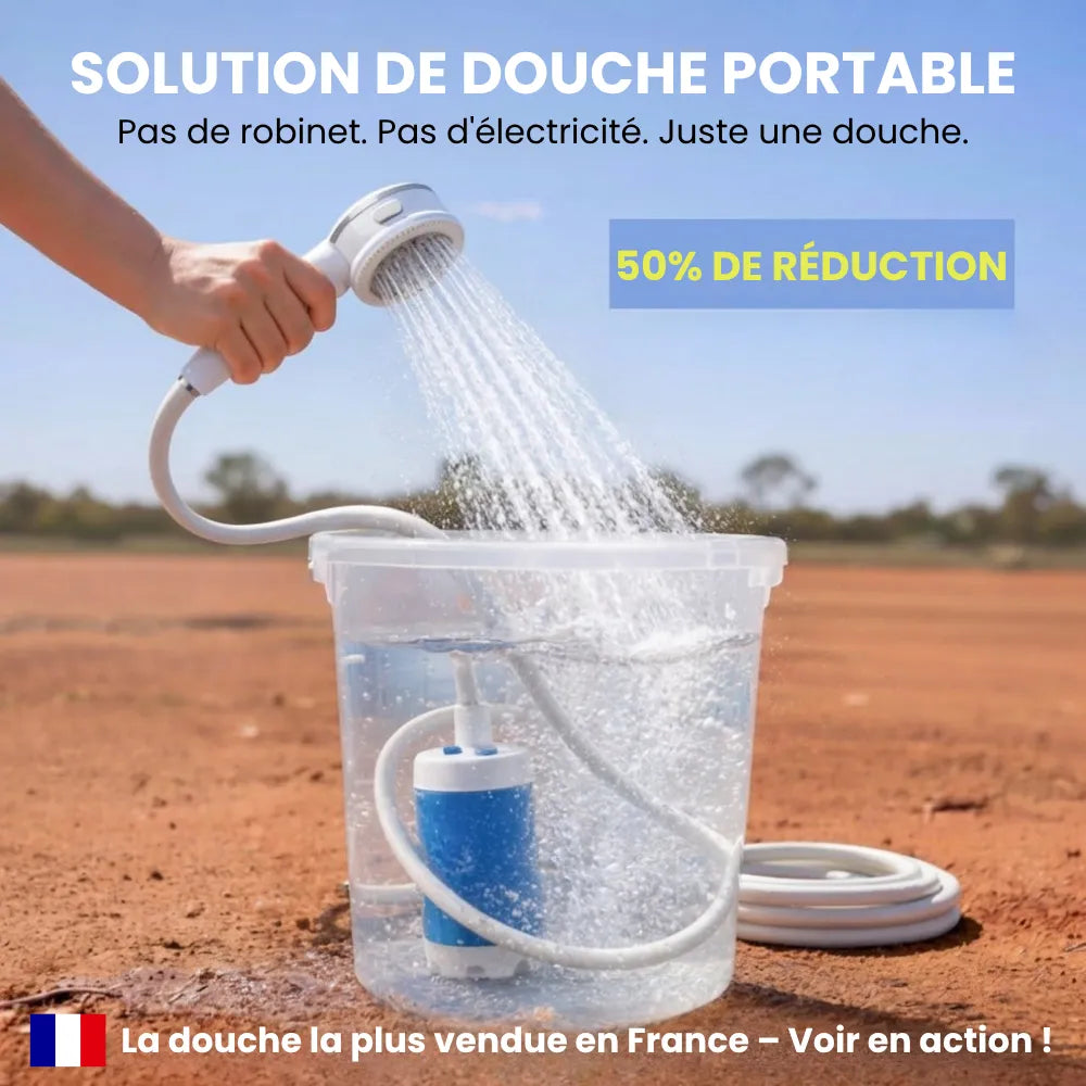 Pompe à eau portable : Kit avec tuyau & embouts
