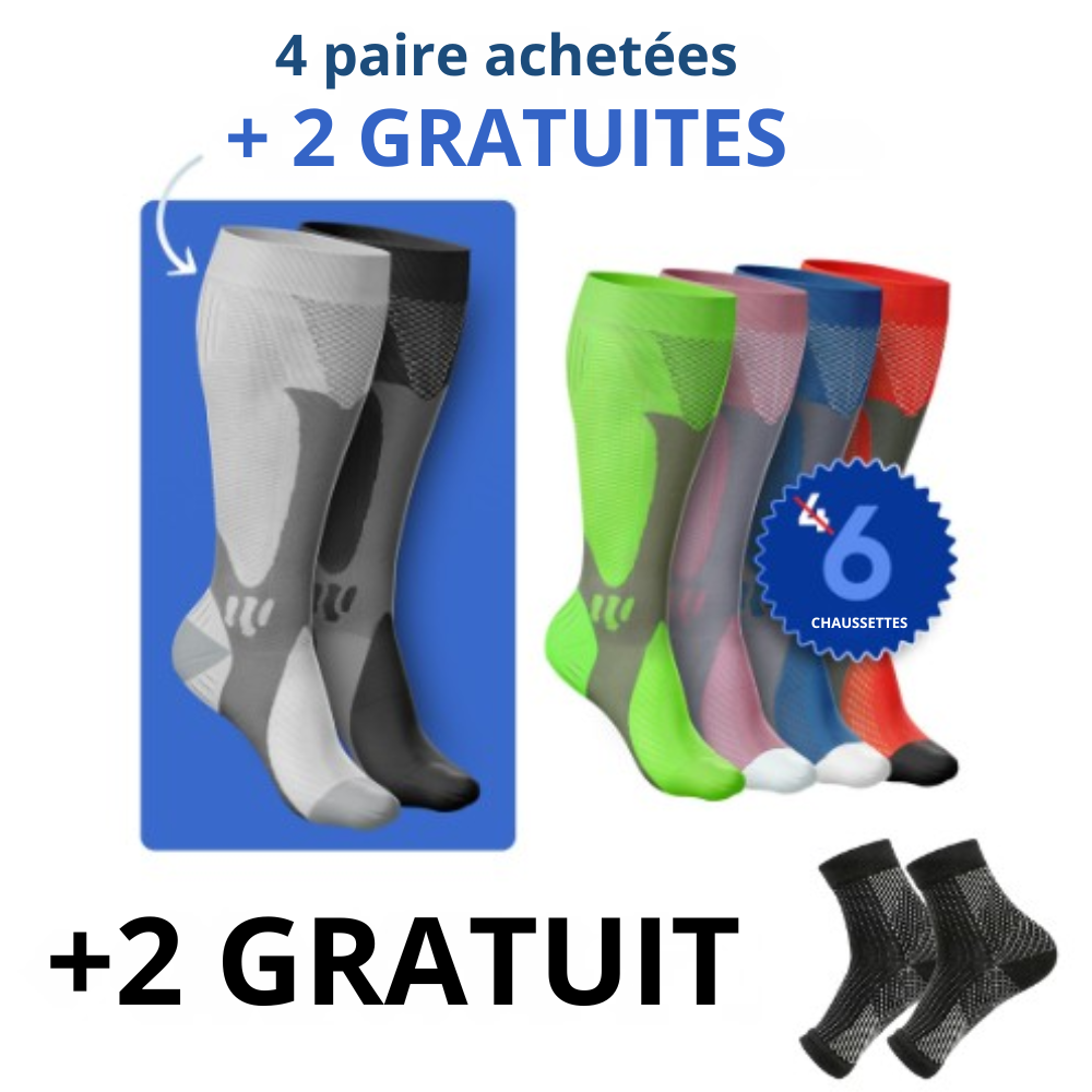 Oriaze - chaussette de compression pour des jambes et des pieds sans douleurs