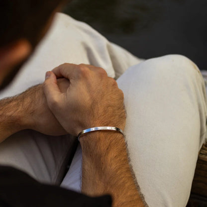 Bracelet Jonc Personnalisé Argent