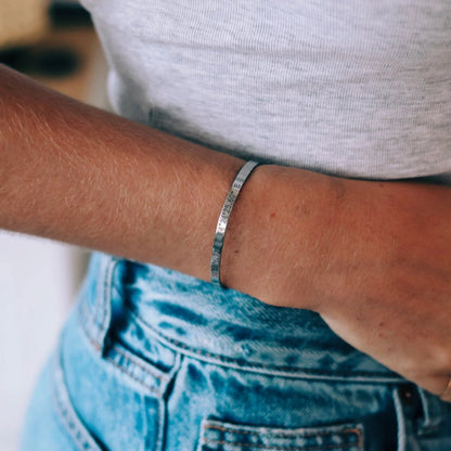 Bracelet Jonc Personnalisé Argent