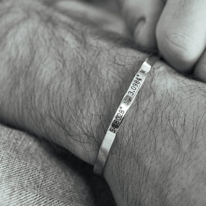 Bracelet Jonc Personnalisé Argent