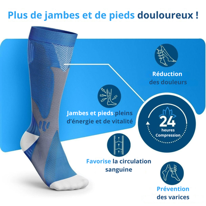 Oriaze - chaussette de compression pour des jambes et des pieds sans douleurs
