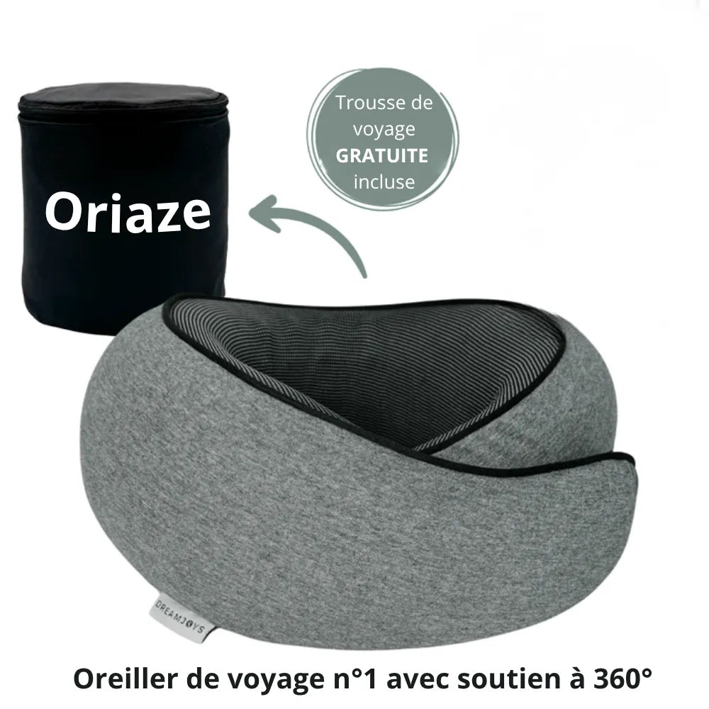 Oriaze™ - L'oreiller de voyage