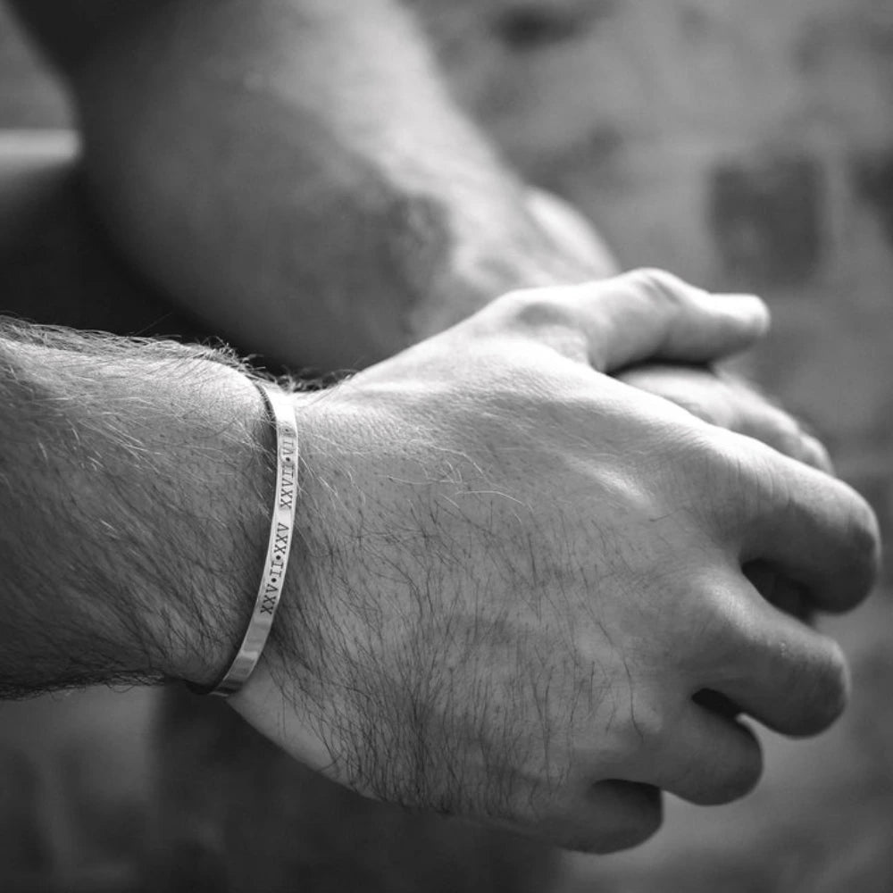 Bracelet Jonc Personnalisé Argent
