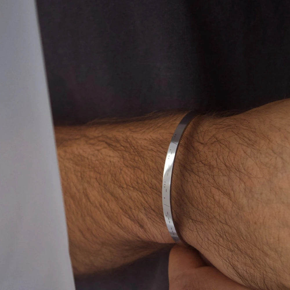 Bracelet Jonc Personnalisé Argent