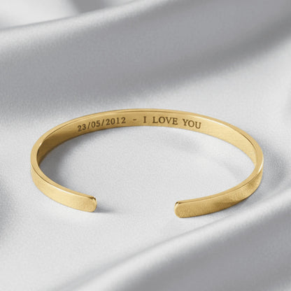 Bracelet jonc personnalisé