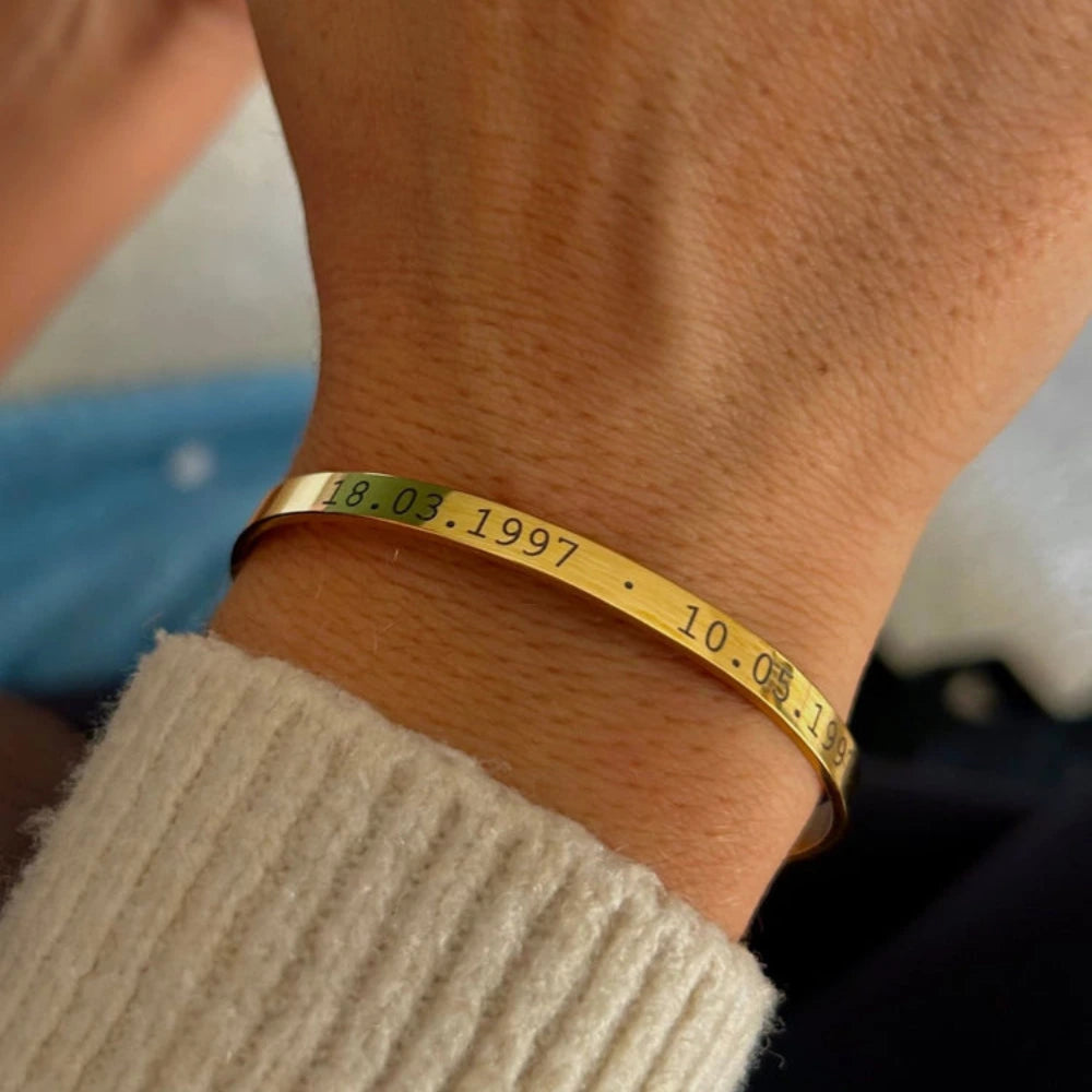 Bracelet jonc personnalisé