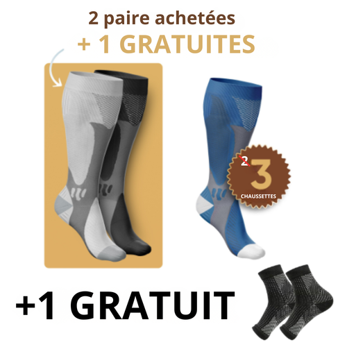 Oriaze - chaussette de compression pour des jambes et des pieds sans douleurs