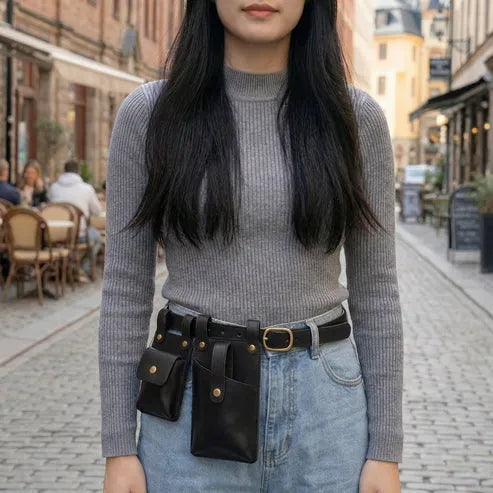 Duality - Ceinture double pochette